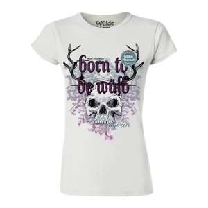 Lederhosenjägerin Girls T-Shirt weiß