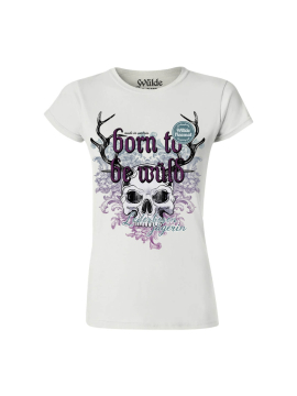 Lederhosenjägerin Girls T-Shirt weiß